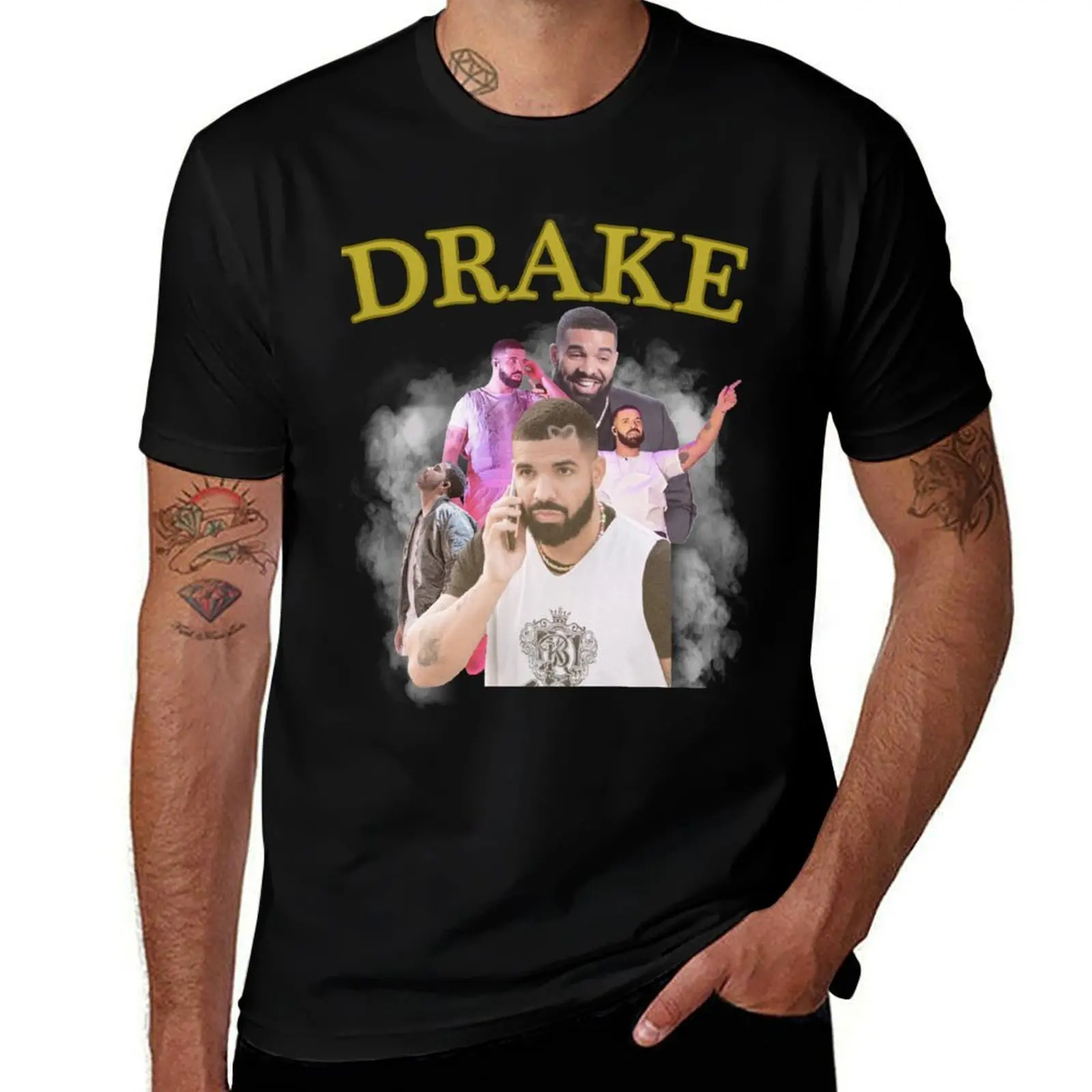 

Drake Retro Graphic T-Shirt cute clothes football t shirt anime shirt tshirts for men