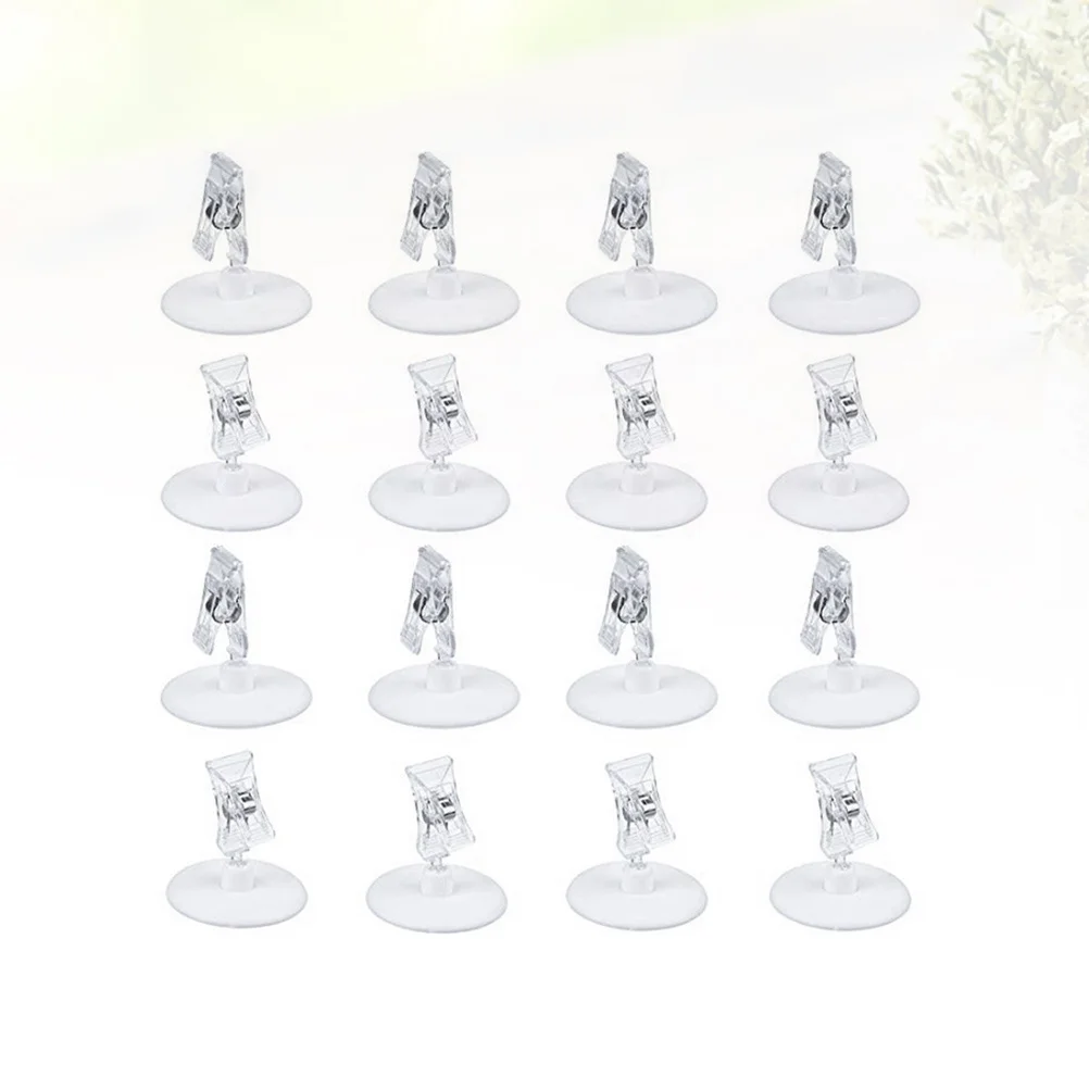 

9pcs Transparent Seat Clamps Simple Adjustable Table Number Holders For Wedding Birthday Party Reusable Name Card Clip Kitchen