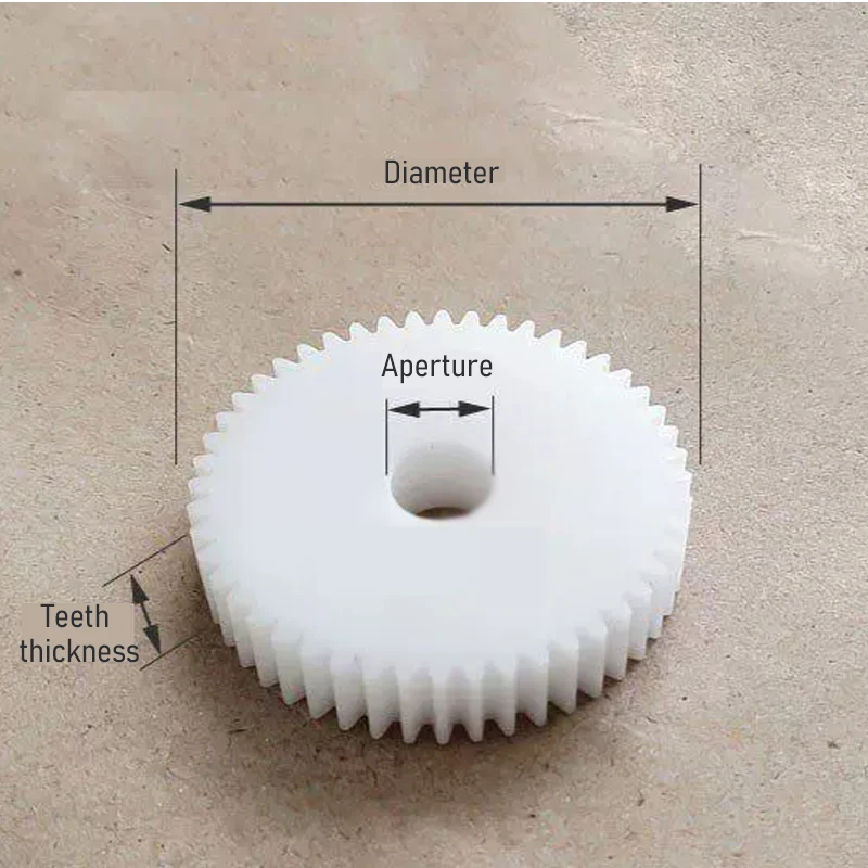 0.5M Type A Plastic Flat Teeth 0.5M8T/9T/10T/11T/12T/12T/13T/14T/14T/15T/16T/18T Inner Diameter 0.8mm 1mm 1.5mm 2.5mm 3mm Gear