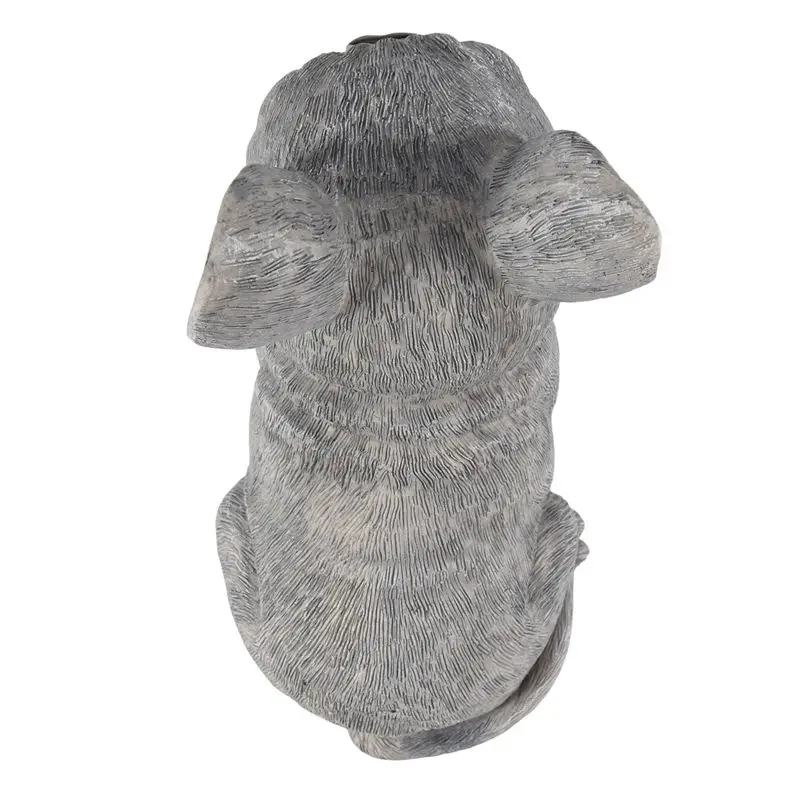 FLYY-Statue Gartendekoration Hund Harz-Dekoration Dackel & Französische Bulldogge Skulptur Wohnaccessoires – Detail 4