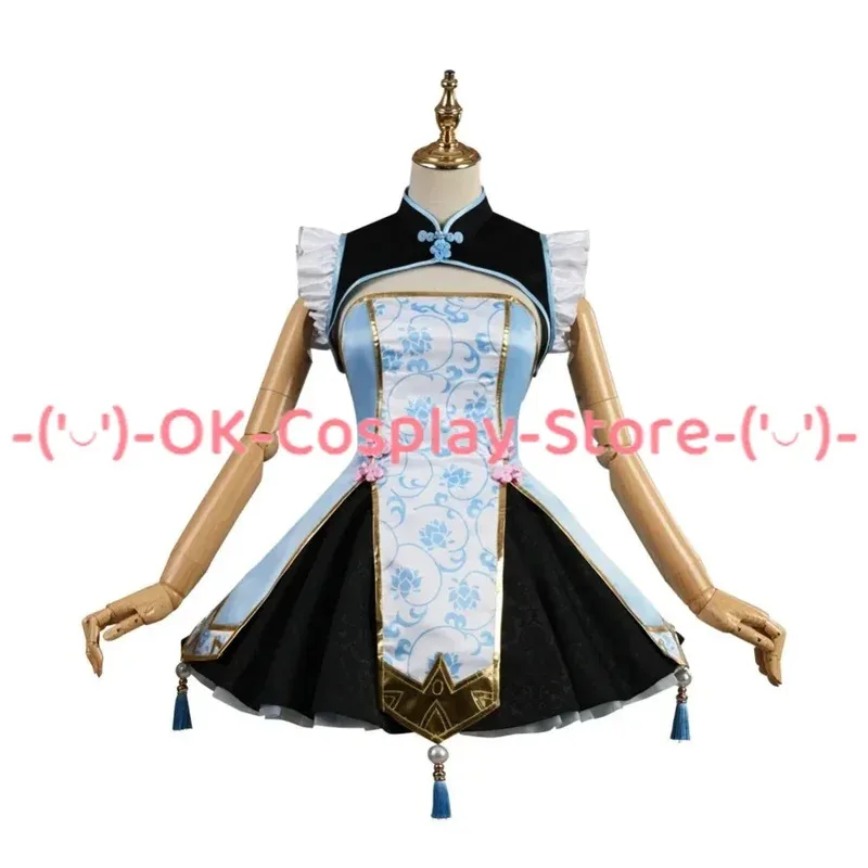 

DY20Anime Re:Life in A Different World Rem Cosplay Costumes Cute Chinese Cheongsam Party Suit Halloween Carnival Uniform Custom