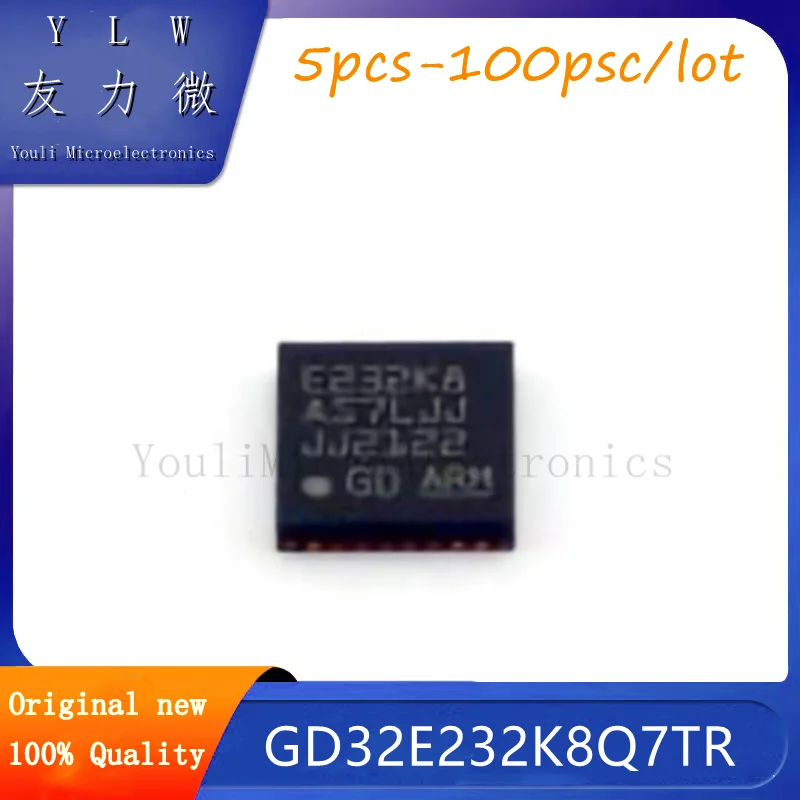 GD32E232K8Q7TR Can be photographed Original QFN32 Silkscreen E232K8 MCU Large quantities from the best!