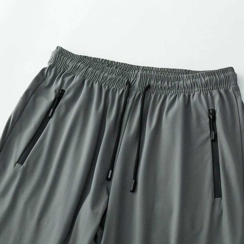 

Summer Thin Quick Dry Breathable Sports 5-inch Pants Loose Plus Size Running Outdoor Beach Shorts Men's Ice Silk Casual Shorts