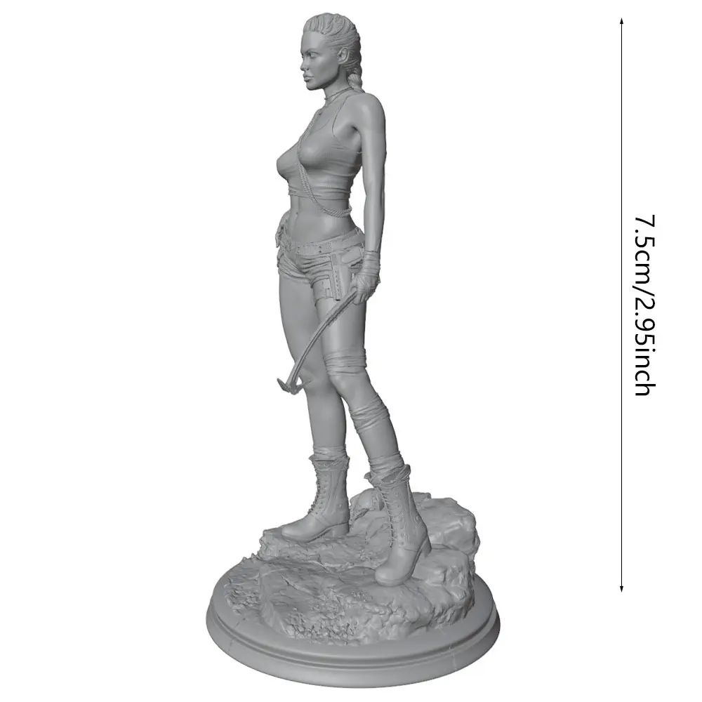 Figura de resina detallada sin pintar para juegos rol y coleccionismo - imagen 3