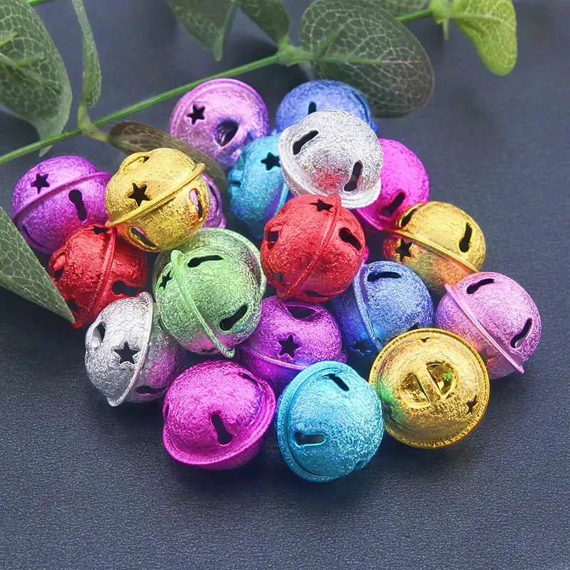 

5Pcs/Pack 2.4cm Golden And Silver Bells Home Party Christmas Tree Decoration Supplies DIY Crafts Handmade Accessories Material