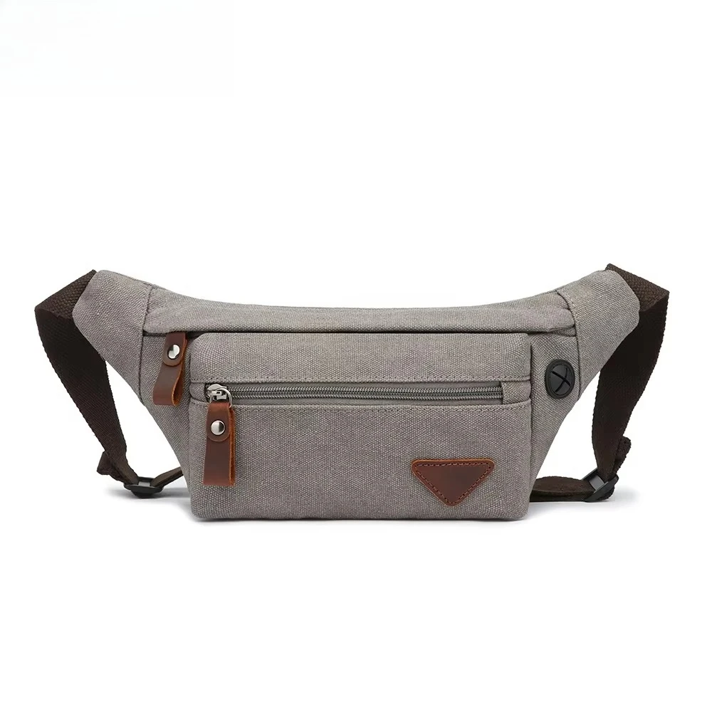 

Multi-Pockets Fanny Pack Pouch Bag Women/Men Waist Packs Hip Purse Satchel Canvas Belt Bags Casual Wallet