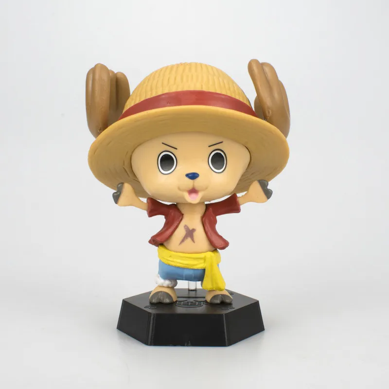 Anime One Piece Tony Tony Chopper Cos Luffy Saber Figure Model Buggy Toy Sabo Gift Car Ornament Action Figure Collect Gifts