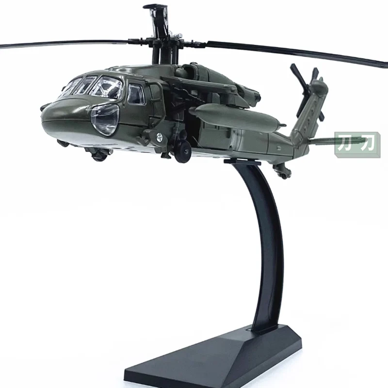 Diecast 1:64 Scale American UH-60 Black Hawk helicopter Alloy Finished Simulation Model Static Decoration Souvenir Gifts