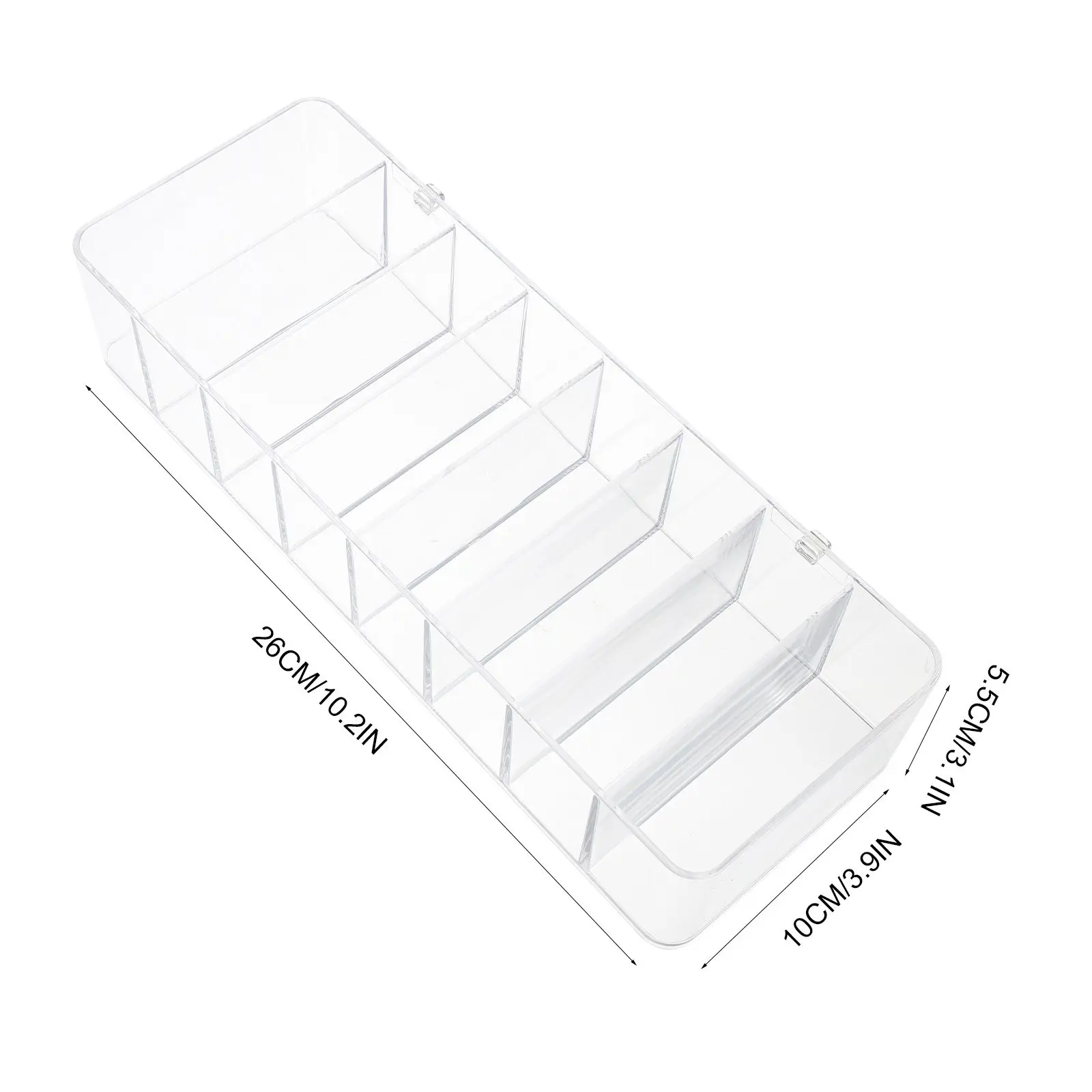 1Set Stylish Transparent Cable Management Box Compact Compartment Design for Chargers Data Cables Earphones Cord Organizer Case