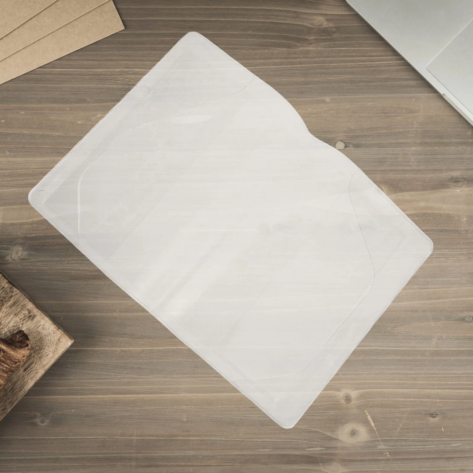 مجموعة واحدة من غطاء دفتر الملاحظات الشفاف مقاس A5 مقاوم للماء وغطاء حماية شفاف لطلاب المكاتب وكراسات الرسم #4