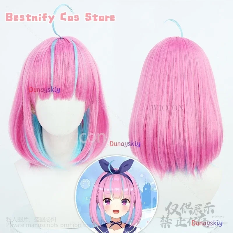 CosplayAnime Virtual YouTuber VTuber Cosplay Minato Aqua Costume Y2K Girl Cos Wig 6 Styles Resistant Synthetic Hair Cosplay