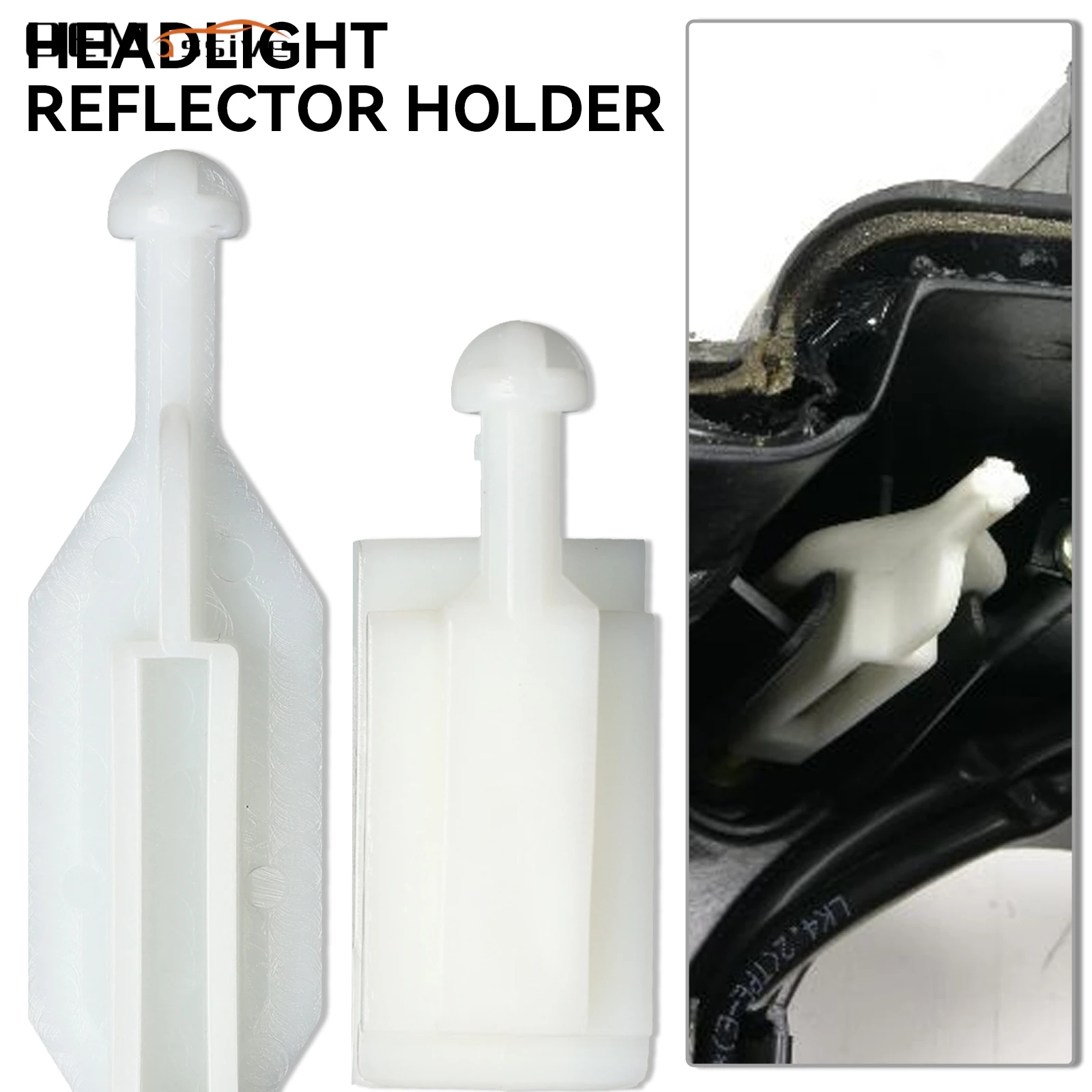 

2PCS For BMW 5 Series E39 2000-2003 Headlight Reflector Adjuster Repair Kit OE# 63120027924