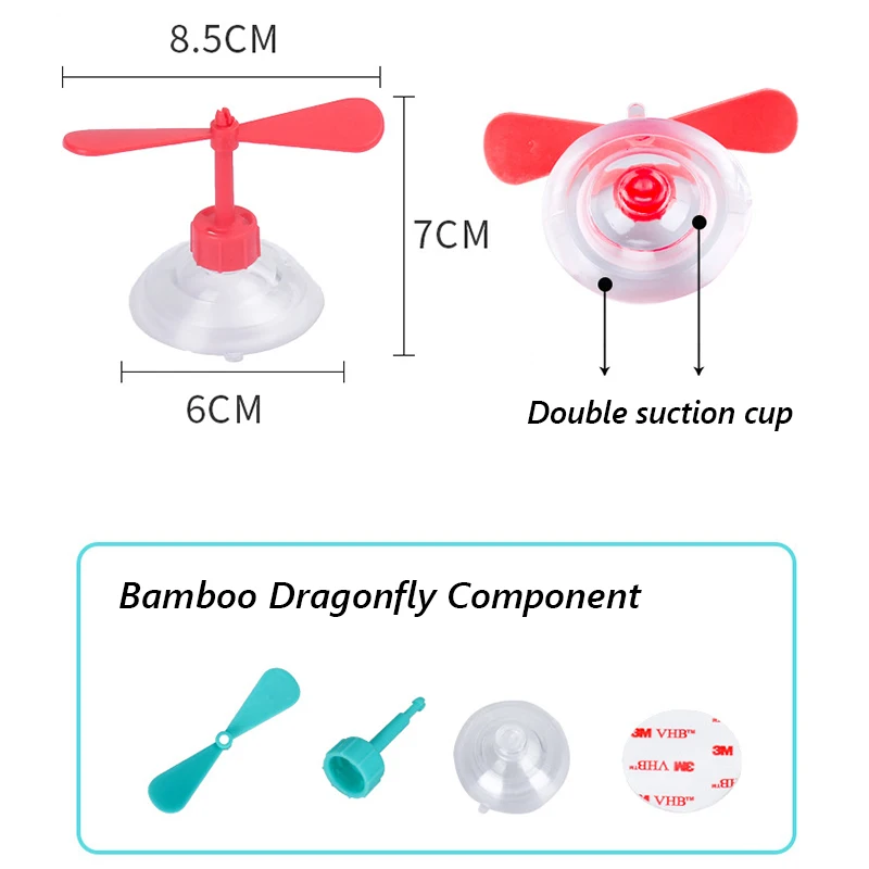 2Pcs Dog Safety Helmet and Bamboo Dragonfly/Goggles Pet Accessories Adjustable Dog Helmets for Small Medium Dogs Outdoor Riding