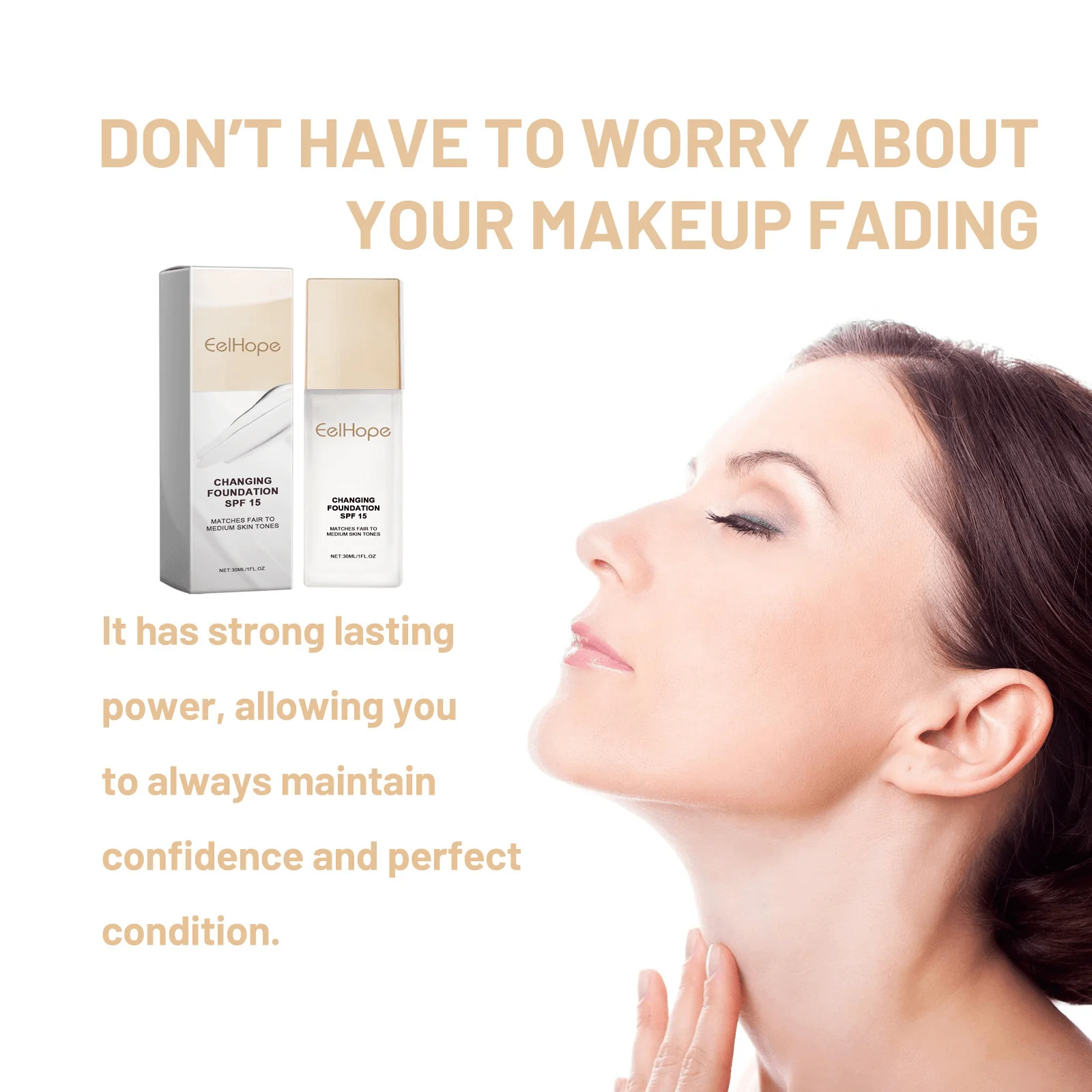 كريم أساس جديد خافي عيوب المسام يدوم طويلاً معجون خفيف الوزن طويل ارتداء قاعدة ترطيب مقاوم للماء ماكياج الوجه