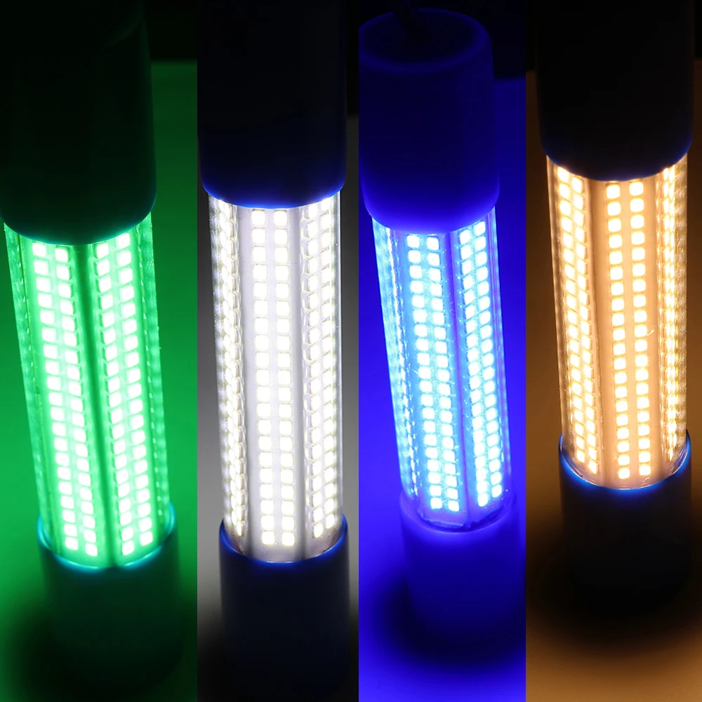 1 Stück 12-24V Angellicht, 50W Hochleistungs-Unterwasser-Leuchtköder, LED-Nachtlicht für Tiefseefischen zum Anlocken von Fischen und Garnelen – Detail 4