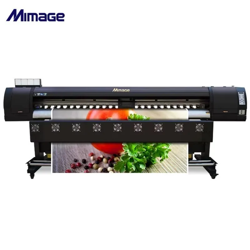 【Bestselling】Mimage Large Format 8ft Flex and Sav Advertising Billboard Printing Machine Eco Solvent Inkjet Printer 2.5m Printer