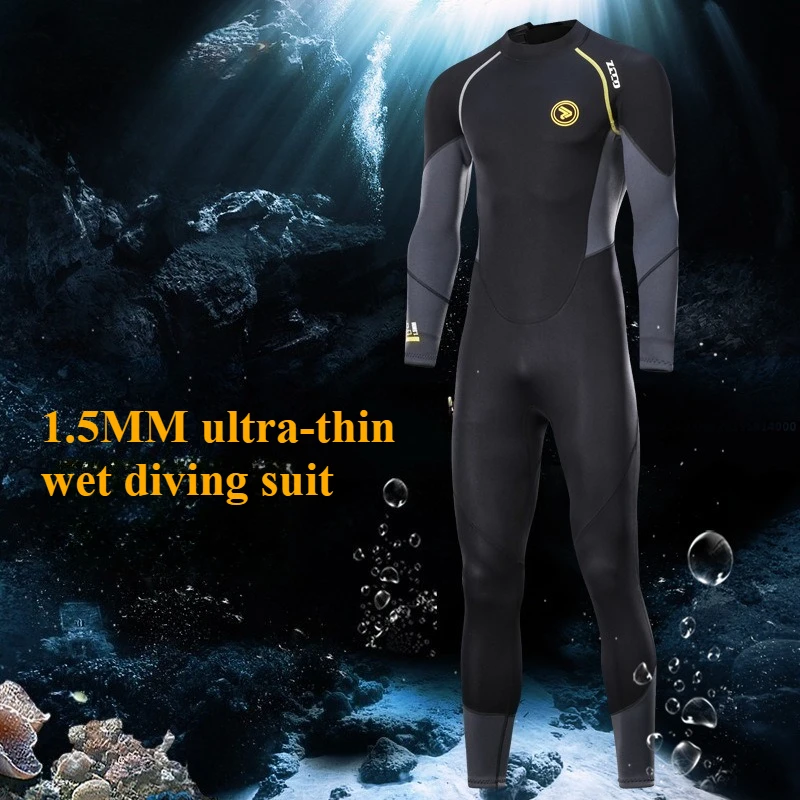 

New Diving Solid Suit Men's Jumpsuit Sun Protection Winter Swimming Thermal Snorkeling Swim Wear Swimming Jellyfish Suit Adult
