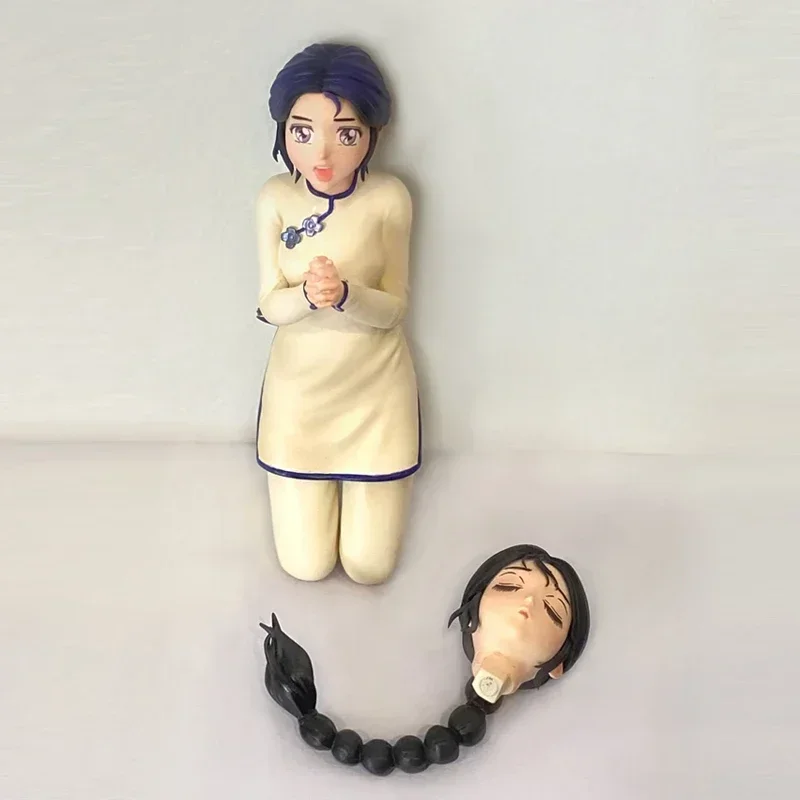 

In Stock Syunrei/Chunli Shiryu Girlfriend 2 Heads EF Model Saint Seiya Myth Cloth 10cm/4inch Resin Figure Decoration Statue