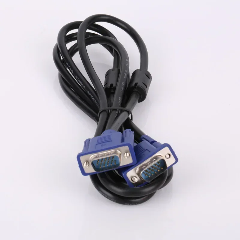 1.5M VGA To VGA Cable 15 Pin Male To Male Extension Converter Connector for Computer Monitor Projector PC TV Adapter