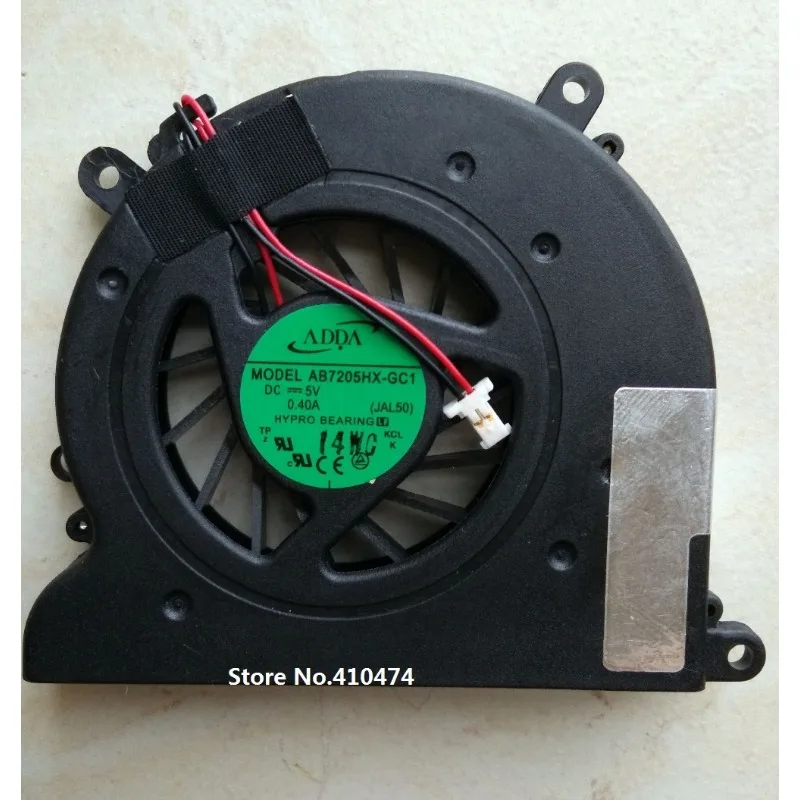 Ventilador de refrigeração CPU para HP, Novo, HP CQ40, CQ45, DV4, DV4-1000, DV4-1220, 486844-001, AB7205HX-GC1, F796