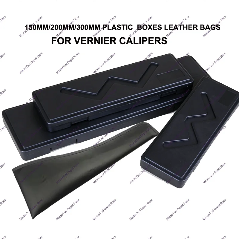 Precision Measuring Tool Metal Digital Caliper with Plastic Protective Storage Box 150/200/300 Mm Outer Packaging Box