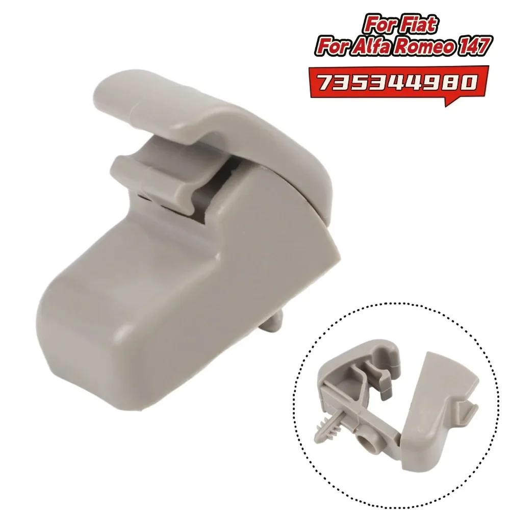 Soporte para parasol de coche, montaje 735344980 para Fiat, Alfa Romeo 147, Clips de sujeción automáticos, accesorios de Interior de coche