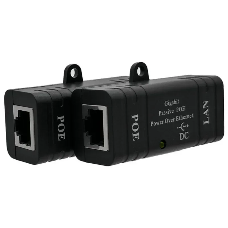 1000/100 Mbps 5V 12V 24V 48V/1A POE Injector Power Splitter for IP Camera POE Adapter Module  Accessories