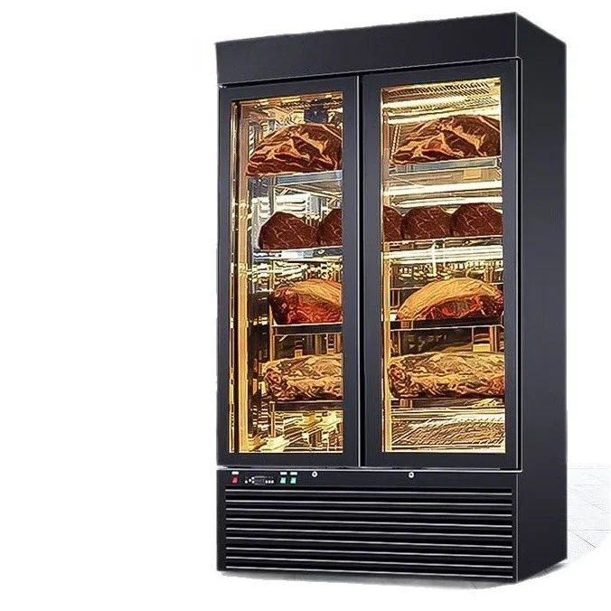 

dry steak cooked cabinet, beef acid cabinet commercial western restaurant, refrigerated cabinet household fresh-keeping