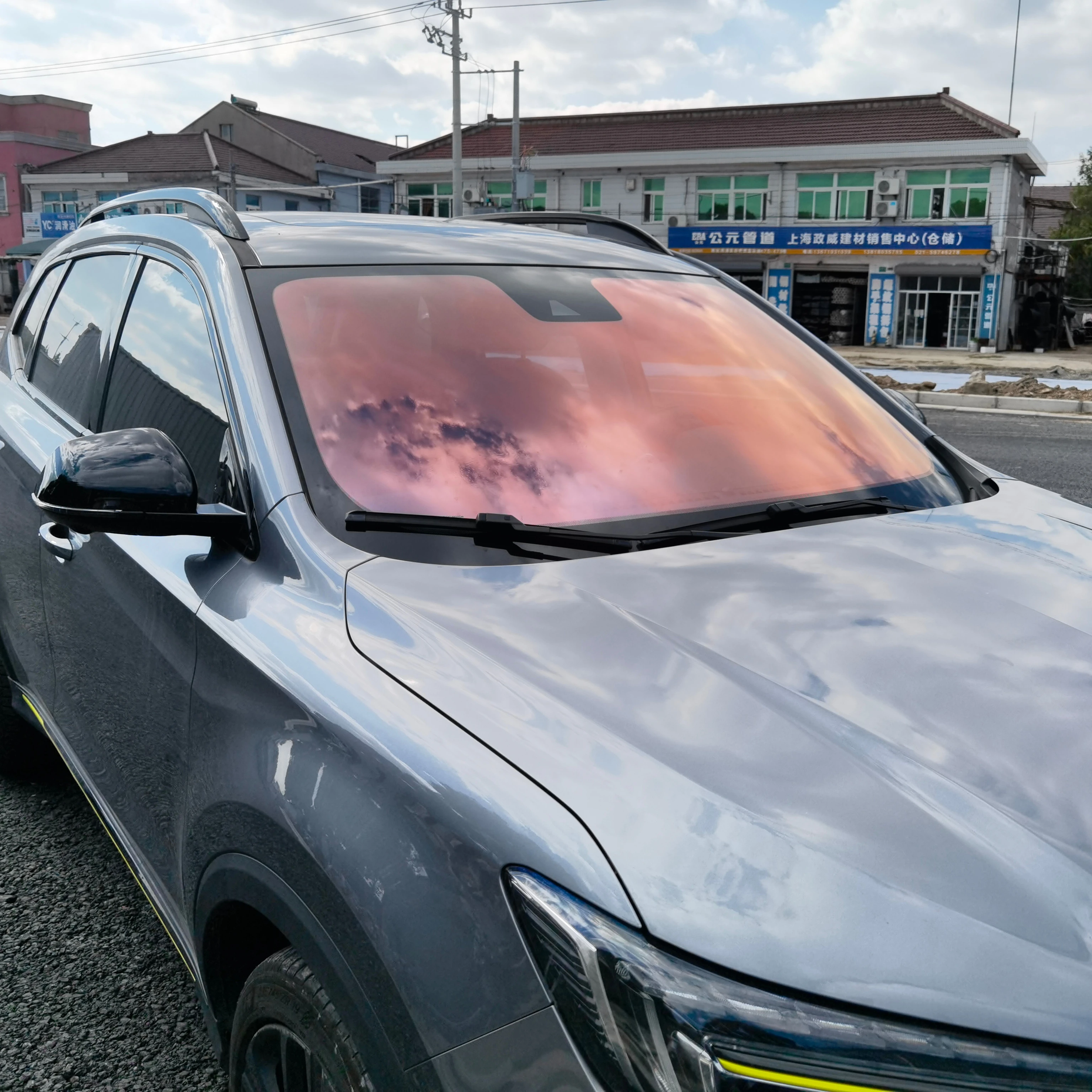 

80% VLT Тонировка окна красного хамелеона для ветрового стекла 1x30 м/рулон Красный оттенок хамелеона