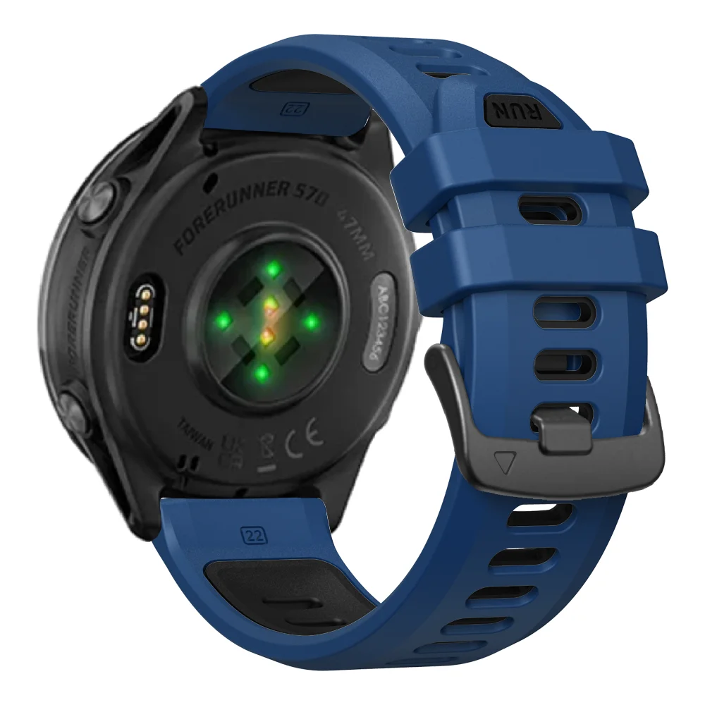 22 مللي متر الرياضة سيليكون حزام ل Garmin Forerunner 970 965 955 945 935 ساعة الأشرطة الفرقة ل Garmin 970 965 955 معصمه سوار