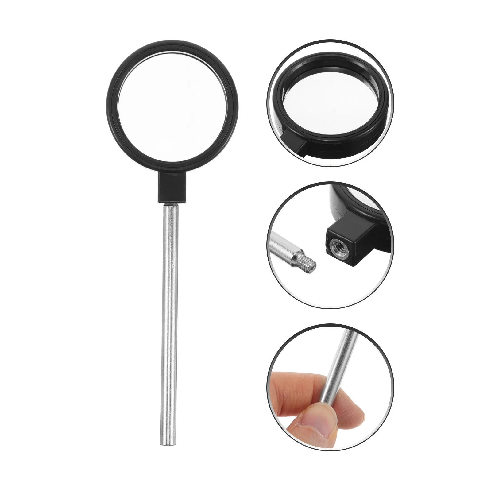 

Handheld Portable 4cm Lens Magnifying Glass for Seniors Reading Books Newspapers Nature Exploration Laboratory Supplies