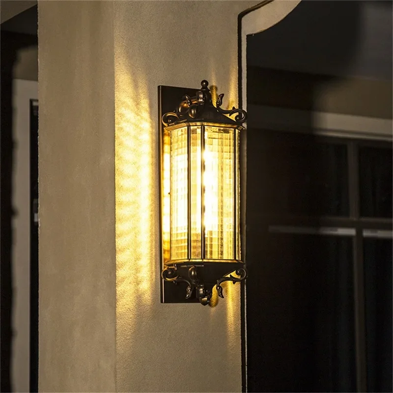 ABEL Outdoor Wall Lamp LED Classical Retro Luxury Light Sconces Waterproof IP65 Decorative for Home