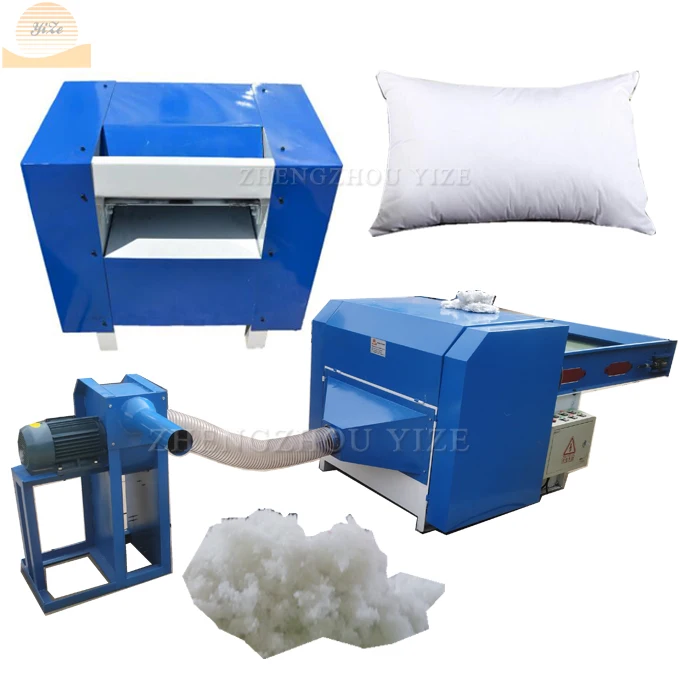 Automatic Cotton Yarn Opener Waste Filler Recycling Machine Polyester Fiber Pillow Stuffing