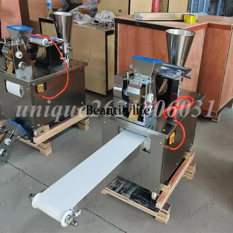 JMC80 Dumpling Machine Commercial Empanada Samosa Curry Puff Spring Roll Maker Stainless Steel Wrapper Filling Forming Equipment