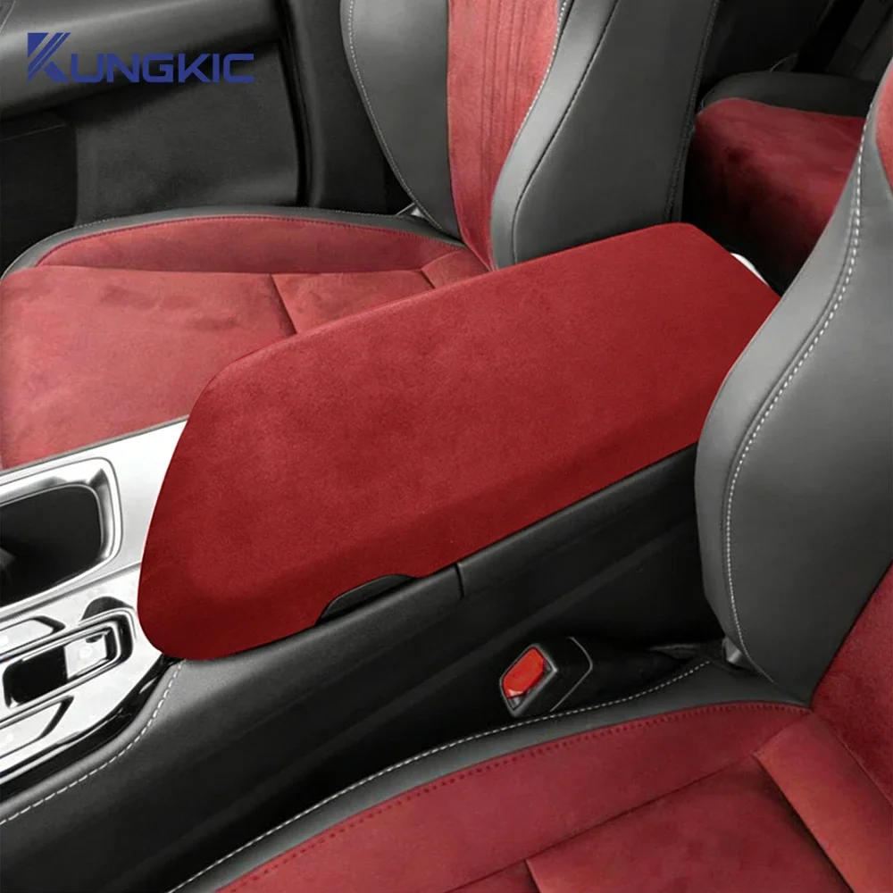 

Для Lexus NX260 350h 2022 2023 2024 2025 2026: Защитная накладка из замши на центральную консоль и подлокотник, аксессуары для интерьера автомобиля