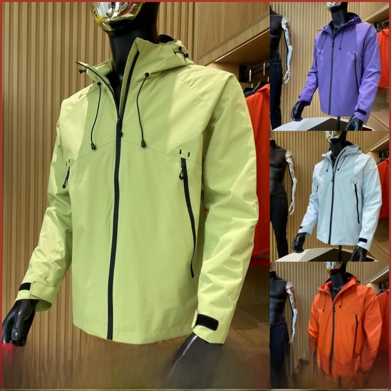 

High Performance Outdoor Windproof Water Resistant Breathable Youth Sle Spring Autumn Jaet New Arrival ex Hooded Coat