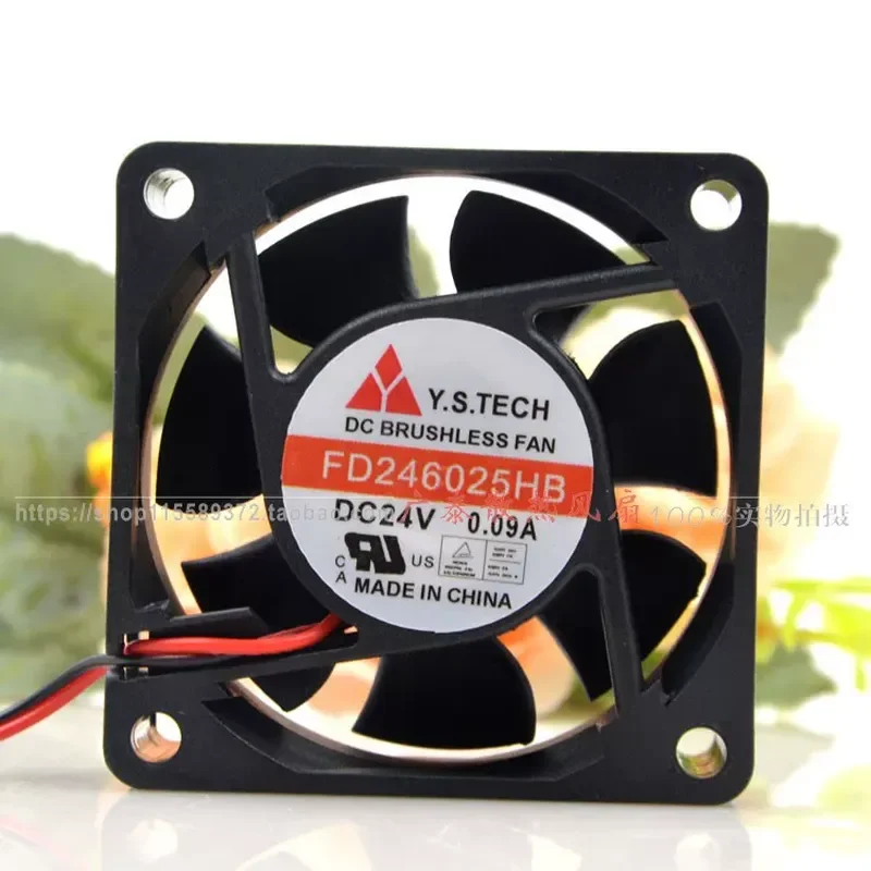 New Industrial Computer Inverter Fan for Y.S.TECH Wonsan FD246025EB HB 6 cm 6025 24 V