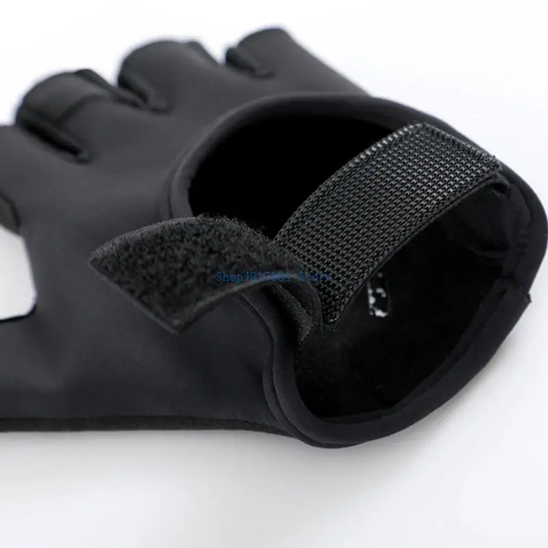 T3LB Gym Glove Man Weightliftings Glove Women, 1 Pair Silicone Antislip Five Finger Workout Glove Weight Training Glove