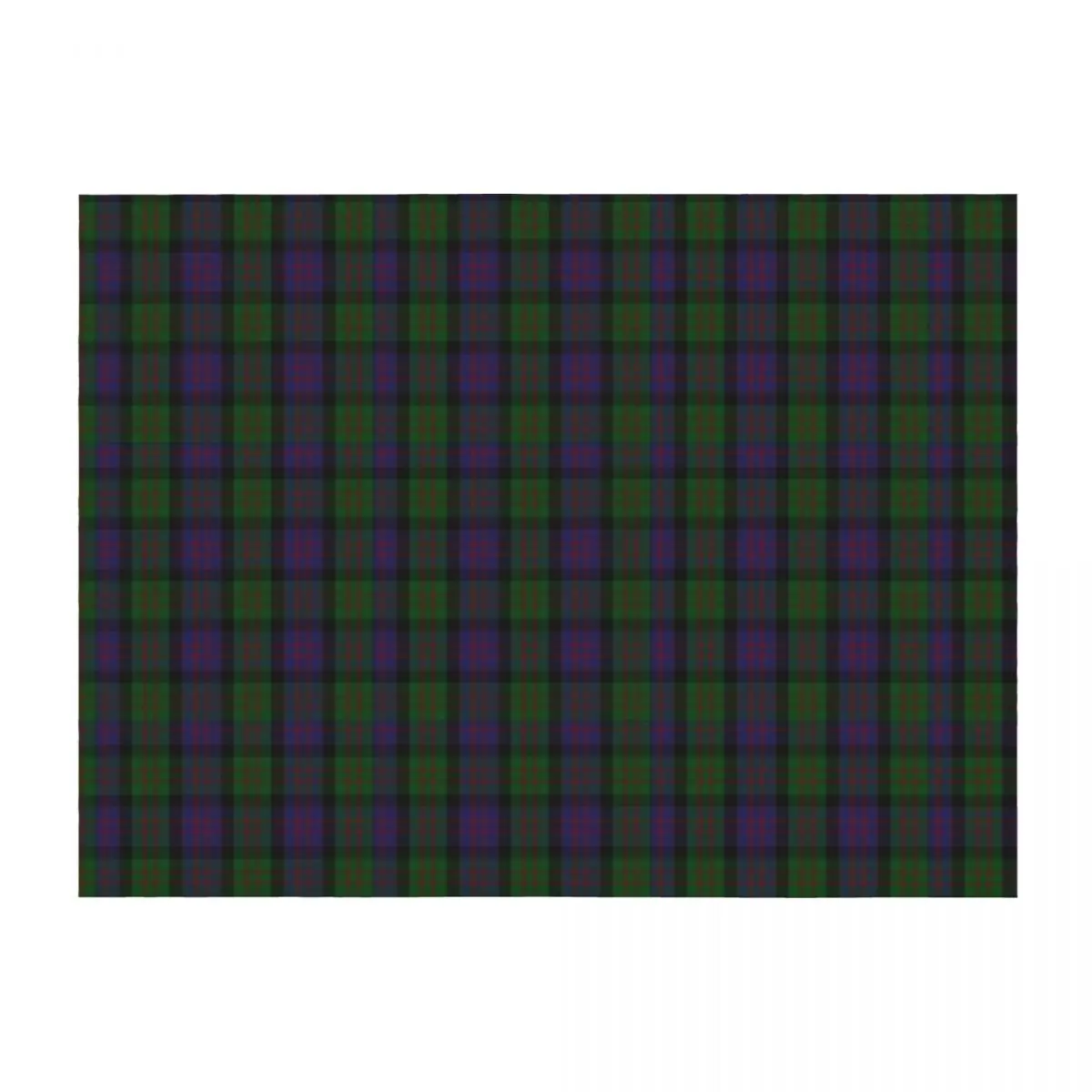 

MacDonald Clan Tartan Throw Blanket sofa bed Hairy Quilt Nap Blankets