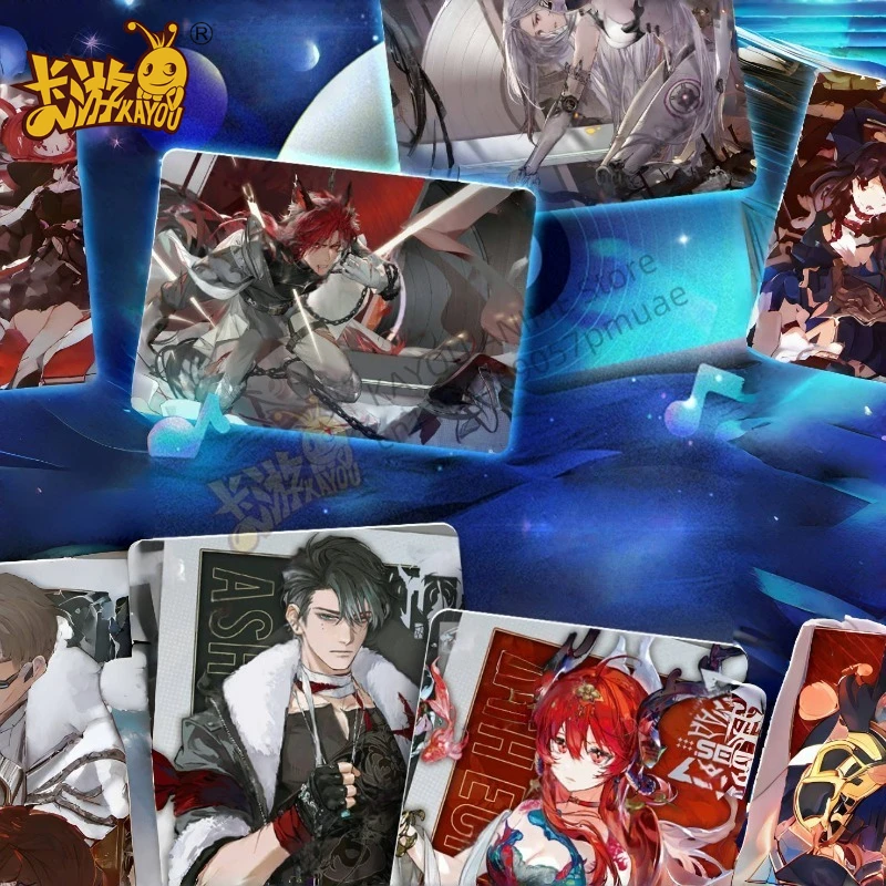 KAYOU حقيقية الرماد صدى نفس لحن أنيمي جولة الرنين حزمة الحلقة 1 جمع بطاقة الصندوق الأصلي أنيمي الطرفية بطاقة هدية #6