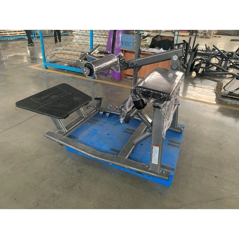 Commercial Gym Fitness Strength Training Plate Loaded Hip Thrust Bridge Machine Stainless Steel Frame Safety Strong Construction