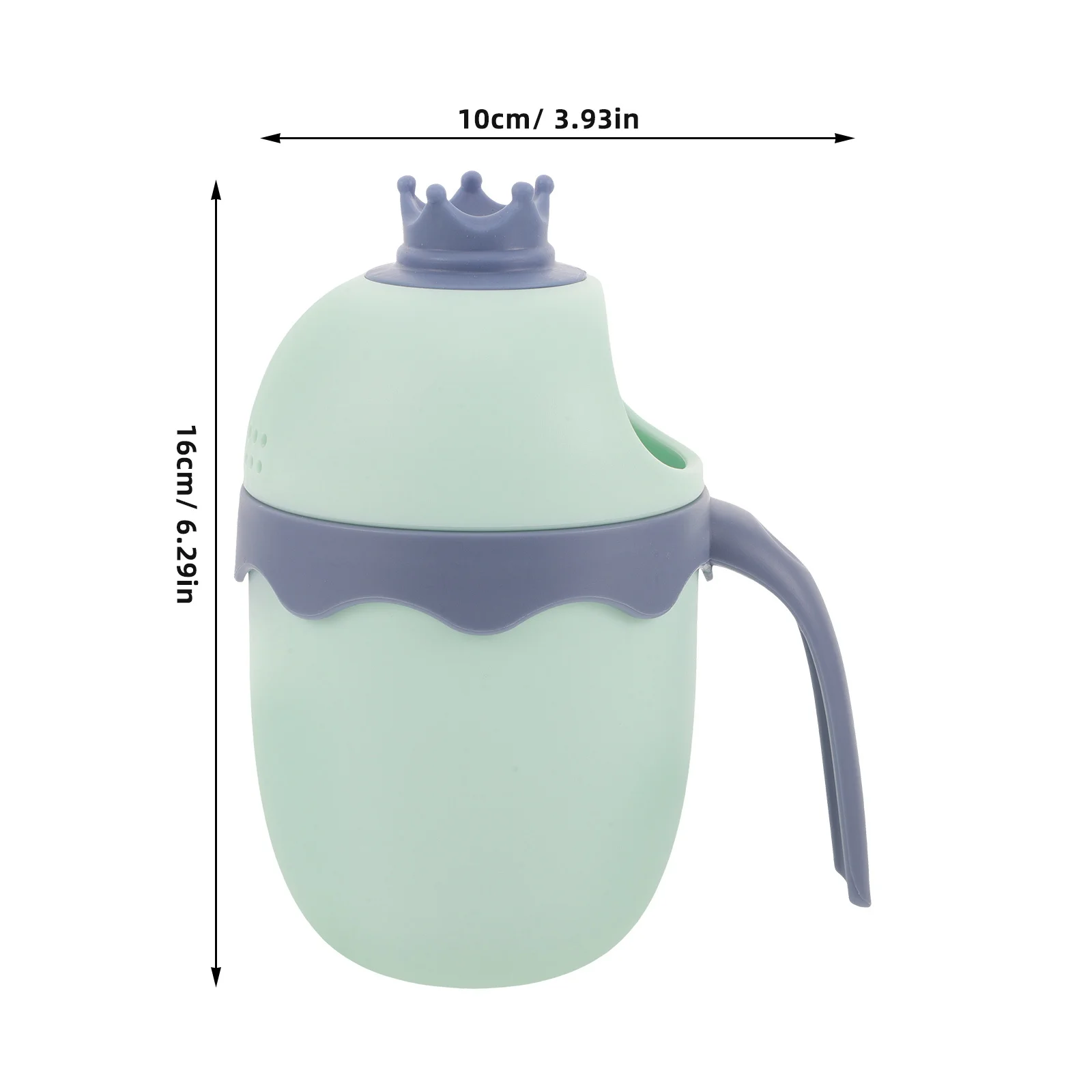 ถ้วยล้างผมเด็ก ลายมงกุฎน่ารัก ป้องกันการรั่วซึม สำหรับอาบน้ำ ล้างแชมพู ถ้วยตักน้ำสำหรับอาบน้ำเด็กแรกเกิด