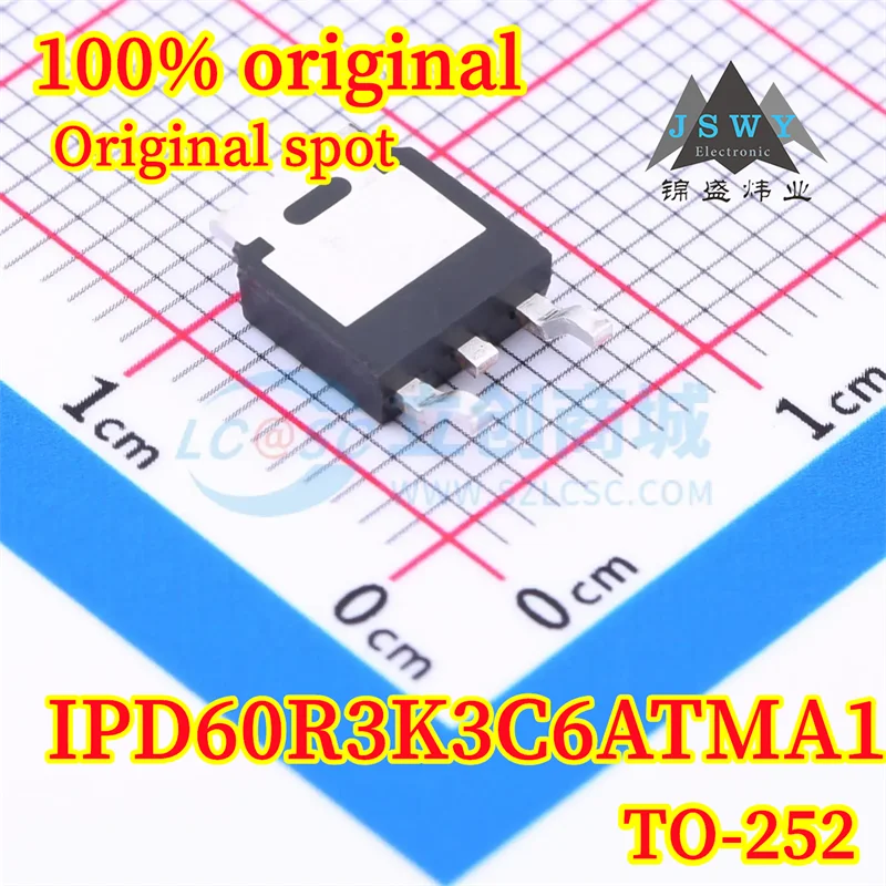 (10/50PCS) IPD60R3K3C6ATMA1 IPD60R3K3C6 6R3K3C6TO-252-3 100% Brand New Original N-Channel 600V 1.7A In Stock