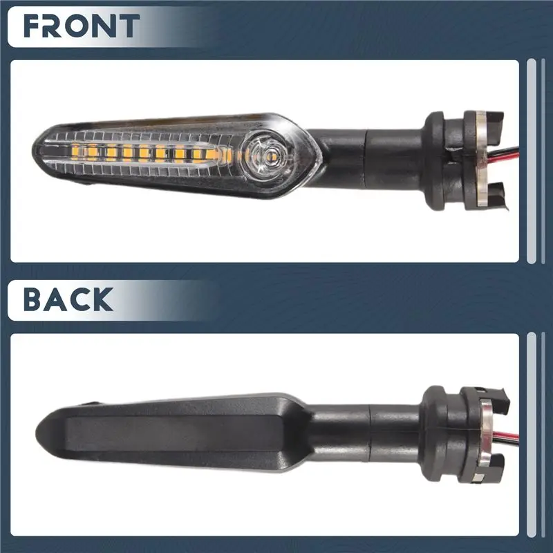 A21F-For Yamaha MT07 Tracer 700 900 XJ6 FZ6 MT09 900 MT10 LED Turn Signal Indicator Light For YZF R15 R1 R3 R6 R7 R9 R25 FZ1
