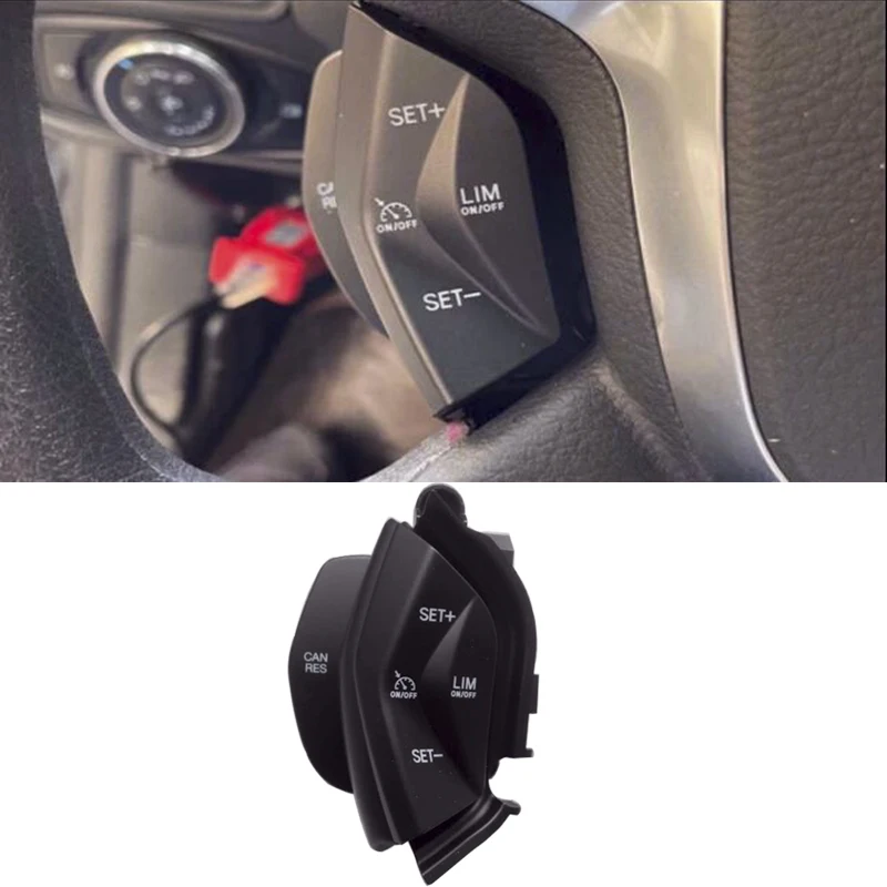 Car Speed Control Switch LIM Buttons Steering Wheel Cruise Control System Kit For Ford Kuga 2012-2015