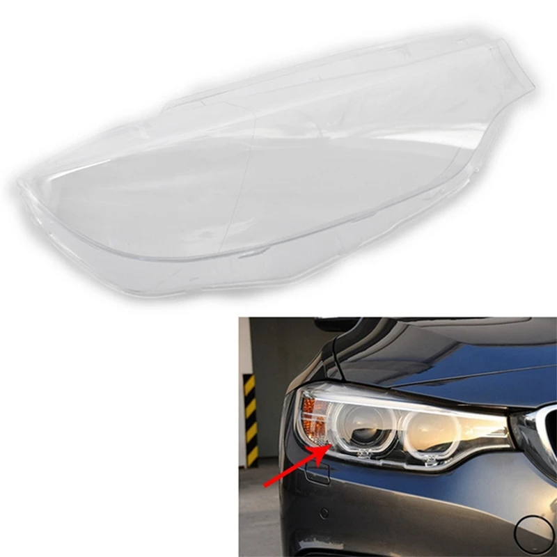 Car Headlight Lens Cover Headlamp Shell For BMW 4 Series M3 M4 F32 F33 F36 F80 425 428 430 440 2013-2017 Lampshade