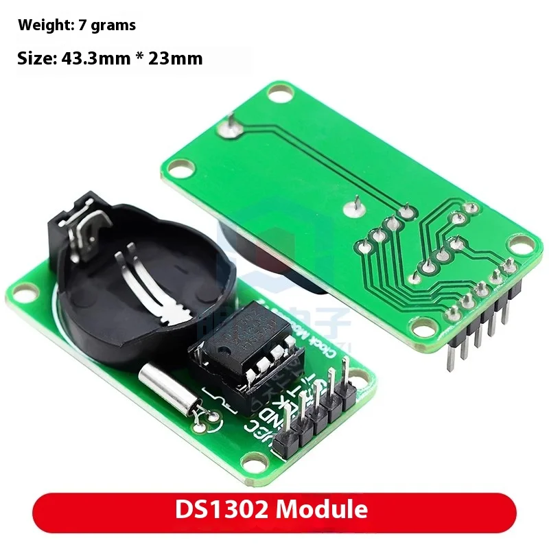 DS1302 Real-Time Clock Module without Battery CR2032 - Power Loss Continuation Feature