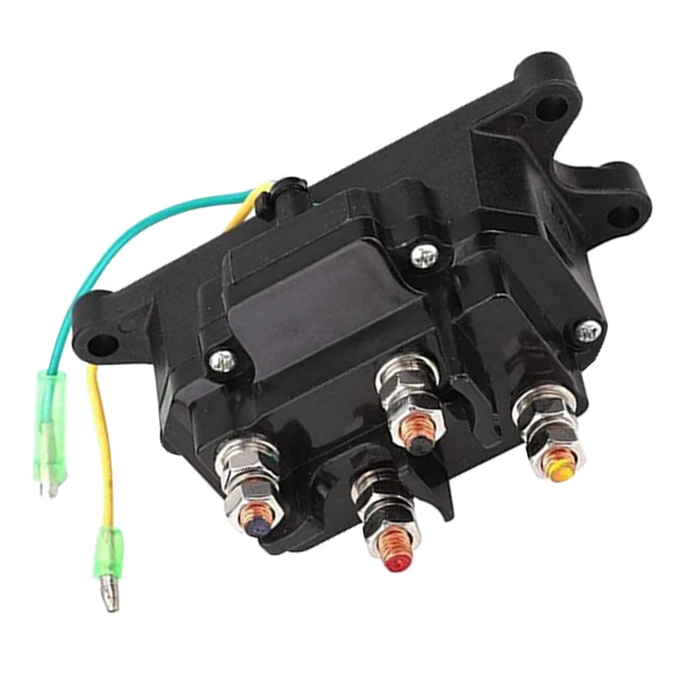 

Winch Relay Solenoid Contactor 12V 250A Electromagnetic Valve for UTV ATV Pickup Truck Durable Waterproof Easy Install Car Parts