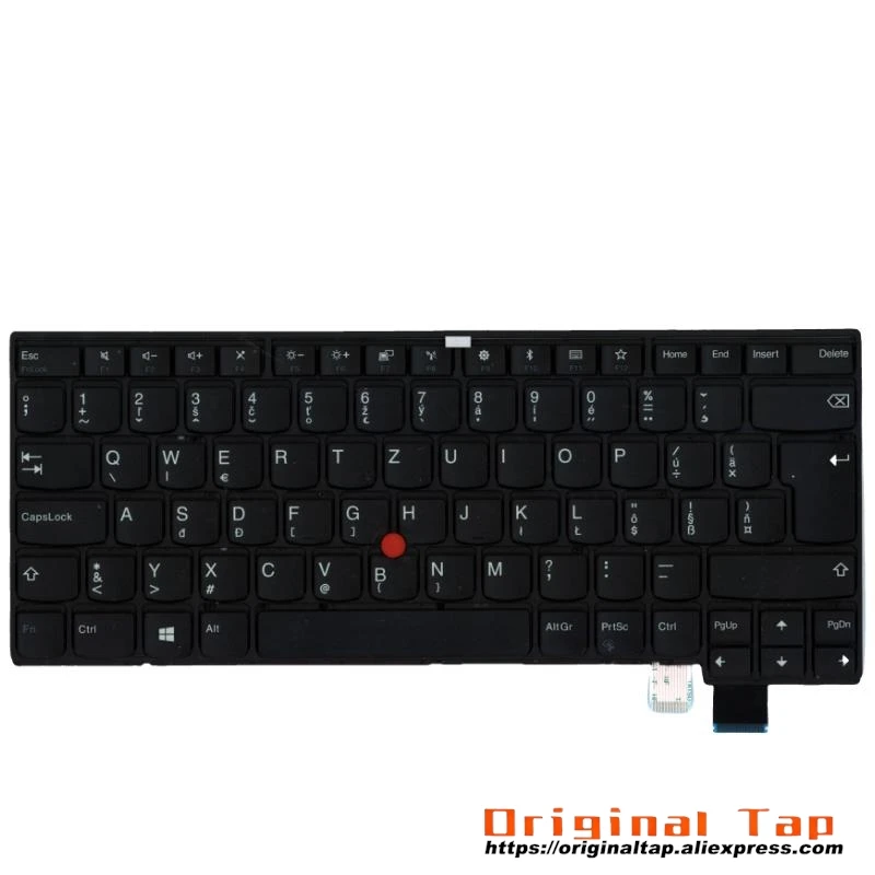 لوحة مفاتيح SK سلوفاكية لجهاز Lenovo Thinkpad 13 2nd Gen 2 T470s 01EN624 01EN665