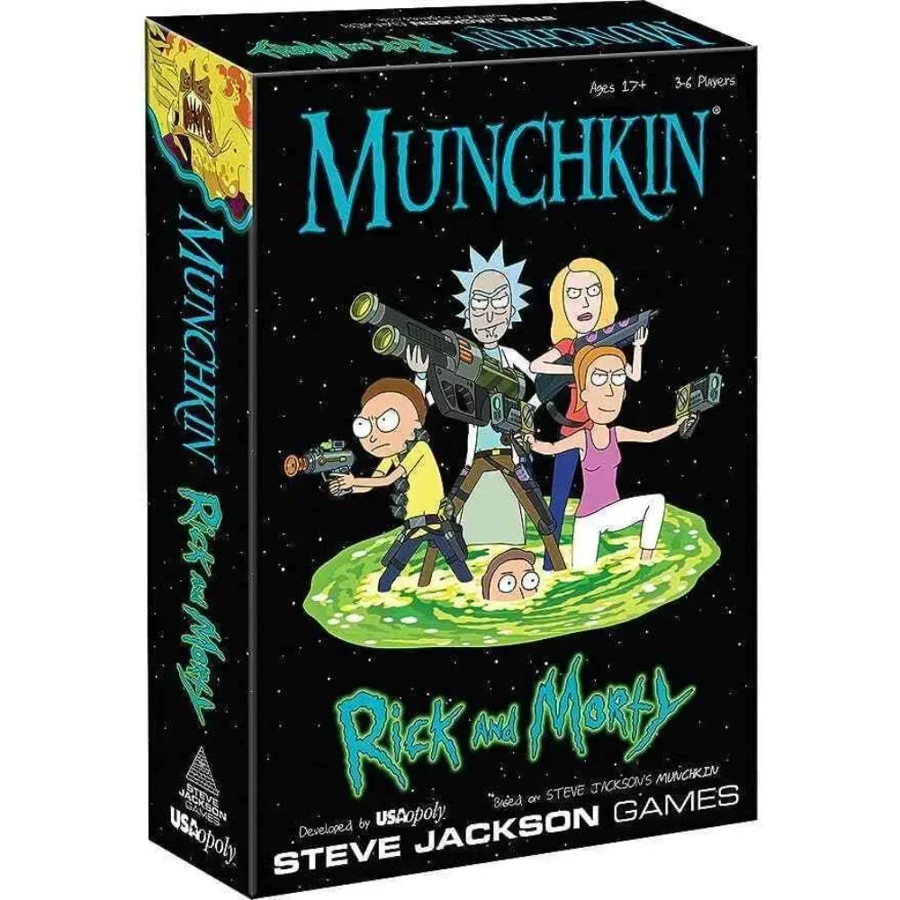 MUNCHKIN Rick And Morty Adult Swim Officially Licensed Card Board Game